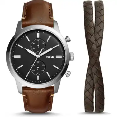 Fossil Townsman special pack + Bracelet and Men's Watch (fs5967set) - Townsman Gift Set