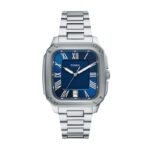 Fossil Crosby Stainless Steel Blue Dial Quartz FS6121 Men's Watch