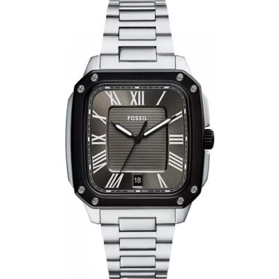 Fossil Crosby Stainless Steel Grey Dial Quartz FS6122 Men's Watch