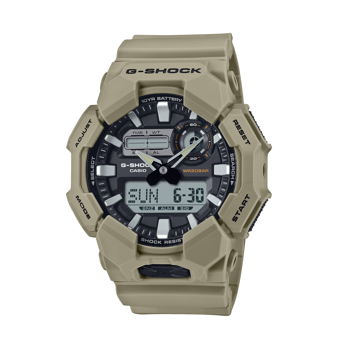 Casio G-shock New Rugged Basic Digital 10-year Battery (GA-010-5AER) Men's Watch
