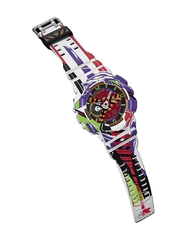 CASIO G-SHOCK GS-BASIC - 30th ANNIVERSARY EVANGELION - Limited Edt (GA-110EVA30-7AER)- Men's Watch 4 CASIO G-SHOCK GS-BASIC - 30th ANNIVERSARY EVANGELION - Limited Edt (GA-110EVA30-7AER)- Men's Watch - Image 4