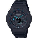 Casio G-shock Oak - Neon Blue Index (GA-2100-1A2ER) Men's Watch