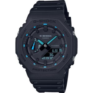 Casio G-shock Oak - Neon Blue Index (GA-2100-1A2ER) Men's Watch