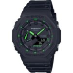 Casio G-shock Oak - Neon Green Index (GA-2100-1A3ER) Men's Watch