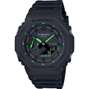 Casio G-shock Oak - Neon Green Index (GA-2100-1A3ER) Men's Watch