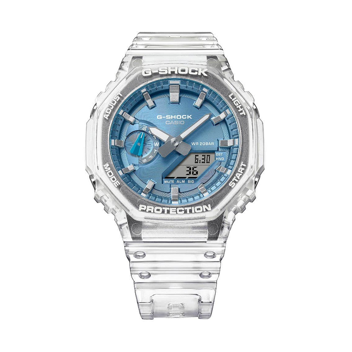 Casio G-schock bright metallic - light blue (ga-2100bm-7a2er) Men's Watch - Image 2