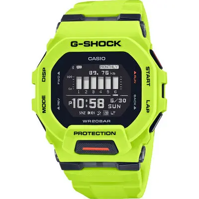 Casio G-shock g-squad step tracker bluetooth® - yellow (gbd-200-9er) Men's Watch