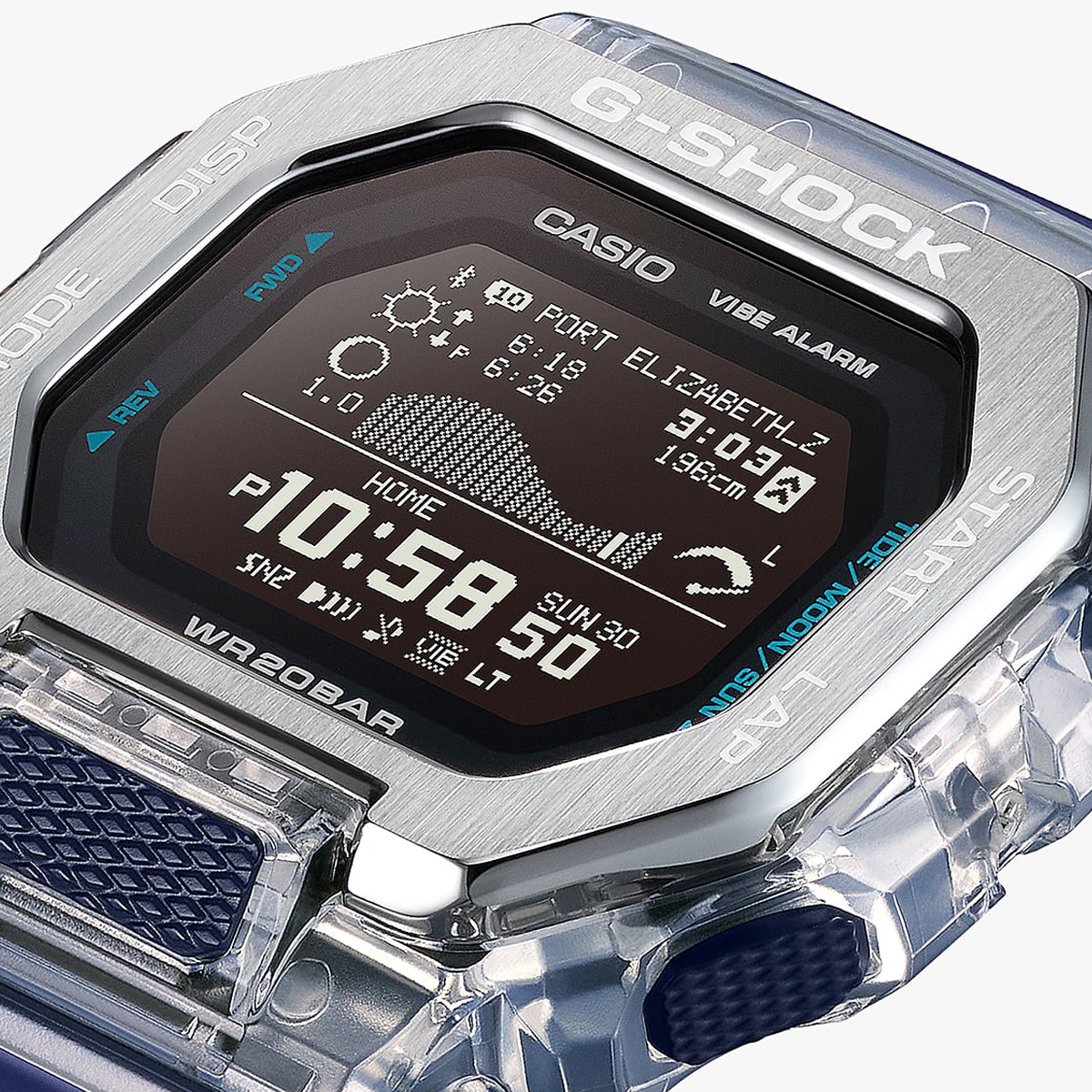 CASIO G-SHOCK G-LIDE (GBX-100S-2ER)- Men's Watch 4 CASIO G-SHOCK G-LIDE (GBX-100S-2ER)- Men's Watch - Image 4