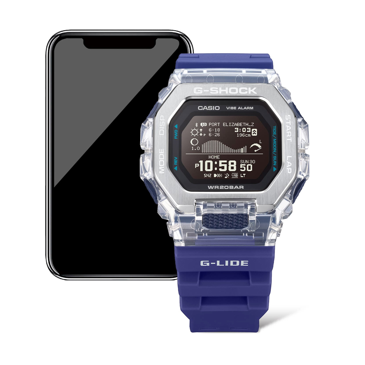 CASIO G-SHOCK G-LIDE (GBX-100S-2ER)- Men's Watch 5 CASIO G-SHOCK G-LIDE (GBX-100S-2ER)- Men's Watch - Image 5