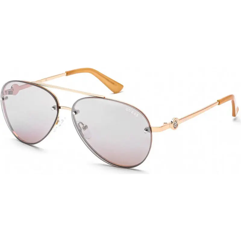 Guess Sunglasses Gf6107 Gold (GF6107 28U 58 12 140) Women EYEWEAR