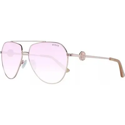 Guess Sunglasses Gf6140 Silver (GF6140 28T 62 14 140) Women EYEWEAR