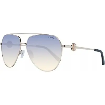 Guess Sunglasses Gf6140 Champagne (GF6140 32W 62 14 140) Women EYEWEAR