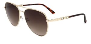 Guess Sunglasses Gf6143 Gold (GF6143 32F 59 16 140) Women's EYEWEAR