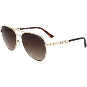 Guess Sunglasses Gf6143 Gold (GF6143 32F 59 16 140) Women EYEWEAR