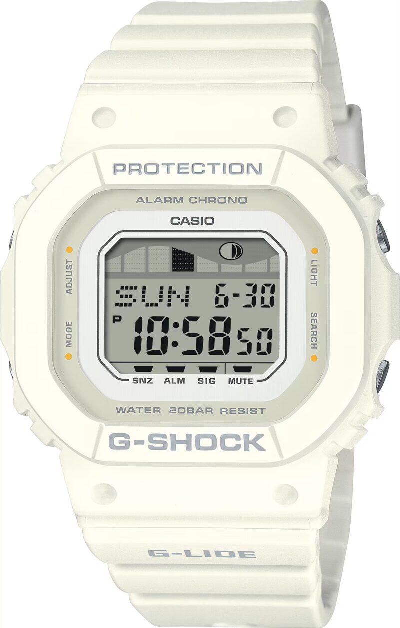 Casio G-shock G-lide White - Surf Tide Graphs (GLX-S5600-7BER) Unisex Watch