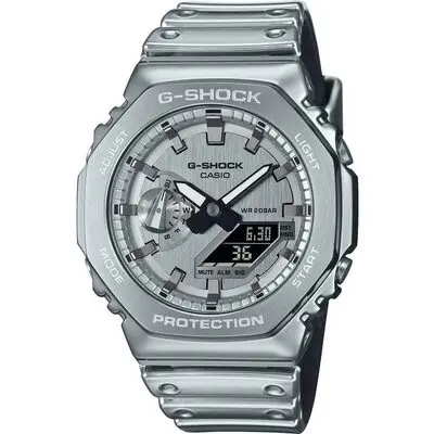 Casio G-shock G-steel - Fine Metallic Series - Silver (GM-2100YM-8AER) Men WATCHES