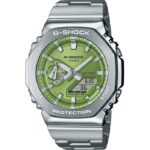 Casio G-shock Oak G-steel Lime Green (GM-2110D-3AER) Men WATCHES