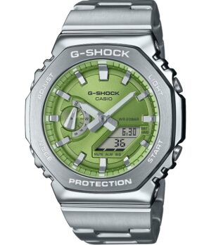 Casio G-shock Oak G-steel Lime Green (GM-2110D-3AER) Men's Watch
