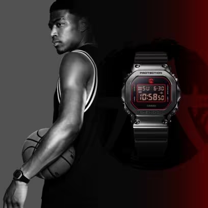 CASIO G-SHOCK RUI HACHIMURA LIMITED EDITION (GM-5600RH-1ER)- Men's Watch 2 CASIO G-SHOCK RUI HACHIMURA LIMITED EDITION (GM-5600RH-1ER)- Men's Watch - Image 2