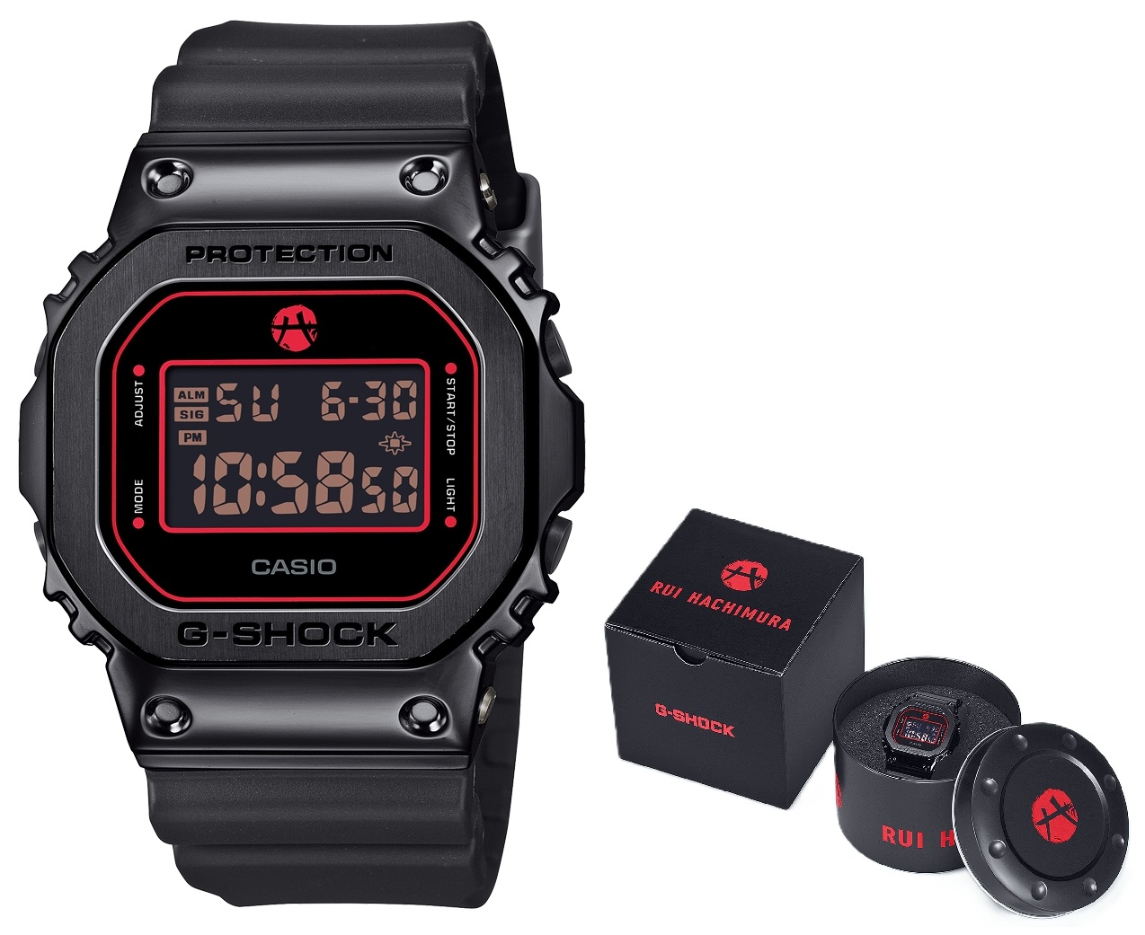 CASIO G-SHOCK RUI HACHIMURA LIMITED EDITION (GM-5600RH-1ER)- Men's Watch 1 CASIO G-SHOCK RUI HACHIMURA LIMITED EDITION (GM-5600RH-1ER)- Men's Watch