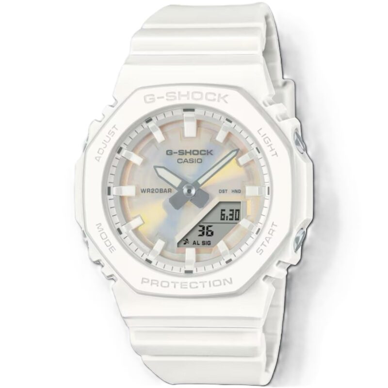 Casio G-shock Oak Compact Tone On Tone Serie - Polarized Dial Serie - White
