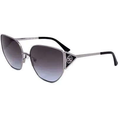 Guess Sunglasses Gu7875 Shiny Light Nickeltin (GU7875-10W 60-16-125) Women EYEWEAR
