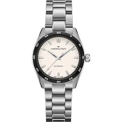 Hamilton Jazzmaster Performer Stainless Steel White Dial Automatic H36205110 100M Men's Watch