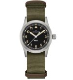 Hamilton Khaki Field Textile Strap Black Dial Quartz H69301930 Unisex Watch
