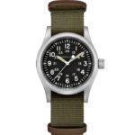 Hamilton Khaki Field Green Nylon Strap Black Dial Mechanical H69439931 Men's Watch