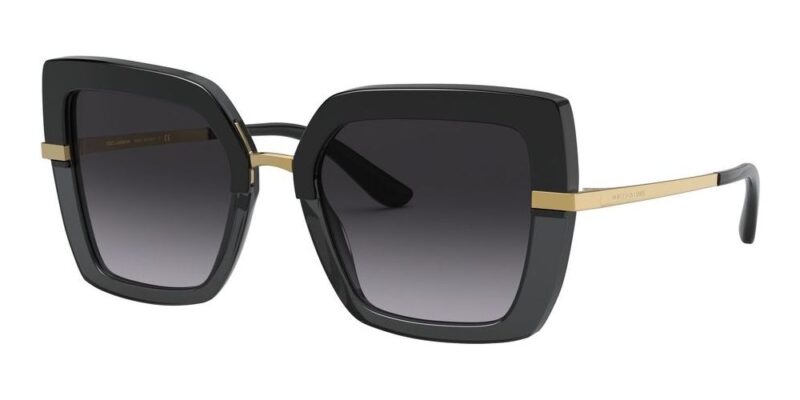 Dolce & Gabbana Half Print Dg 4373 (HALF PRINT DG 4373_3246-8G_52) Women's EYEWEAR