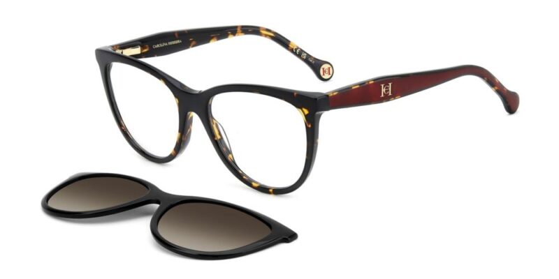 Carolina Herrera Her 0259_cs With Clip On (HER 0259_CS WITH CLIP ON_086-LA_54) Women's EYEWEAR