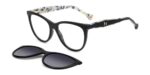 Carolina Herrera Eyewear Women's Eyeglasses (HER 0259_CS WITH CLIP ON_807-WJ_54)