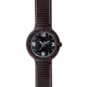 Hip Hop Leather (HWU0207) Unisex Watch