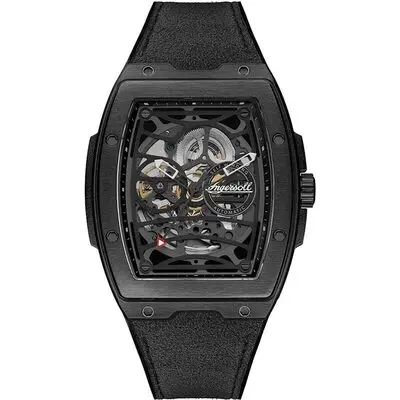 Ingersoll The Challenger Black Skeleton Dial Automatic I12307 Men's Watch