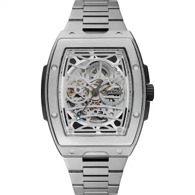 Ingersoll The Challenger Stainless Steel Silver Skeleton Dial Automatic I12310 Men's Watch