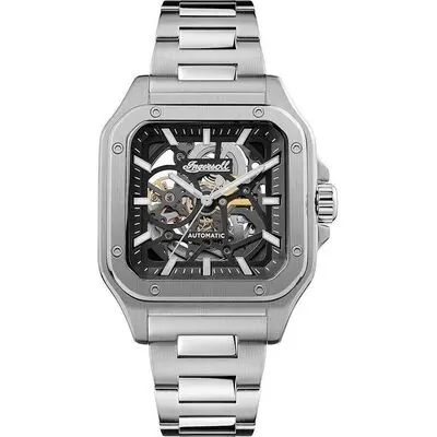 Ingersoll The Ollie Stainless Steel Black Skeleton Dial Automatic I14501 Men's Watch