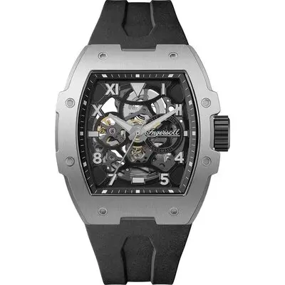 Ingersoll The Play Black Skeleton Dial Automatic I15301 Men's Watch