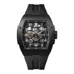 Ingersoll The Play Polyurethane Strap Black Skeleton Dial Automatic I15302 Men's Watch