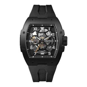Ingersoll The Play Polyurethane Strap Black Skeleton Dial Automatic I15302 Men's Watch
