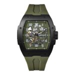 Ingersoll The Play Polyurethane Strap Green Skeleton Dial Automatic I15303 Men's Watch