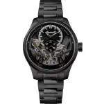 Ingersoll The Naismith Stainless Steel Black Skeleton Dial Automatic I16102 Men's Watch