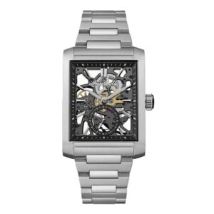 Ingersoll The Spur Stainless Steel Black Skeleton Dial Automatic I17001 Men's Watch