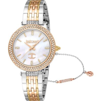 Just Cavalli Glam Chic Special Pack + Bracelet (JC1L274M0095) Women's Watch