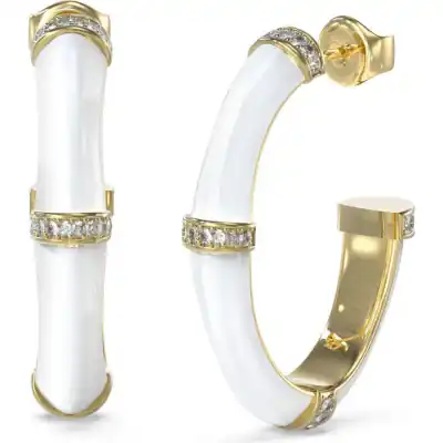 Guess Ladies Earrings JUBE05156JWYGWHTU