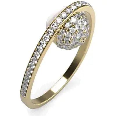 Guess Ladies Ring JUBR04454JWYG58