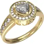 Guess Ladies Ring JUBR04671JWYG58