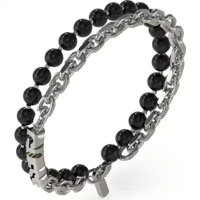 Guess Mens Bracelet JUMB04051JWSTBKS