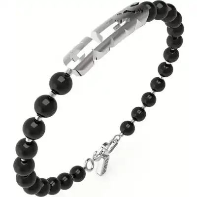 Guess Mens Bracelet JUMB04059JWSTBKL
