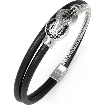 Guess Mens Bracelet JUMB05029JWSTBKL