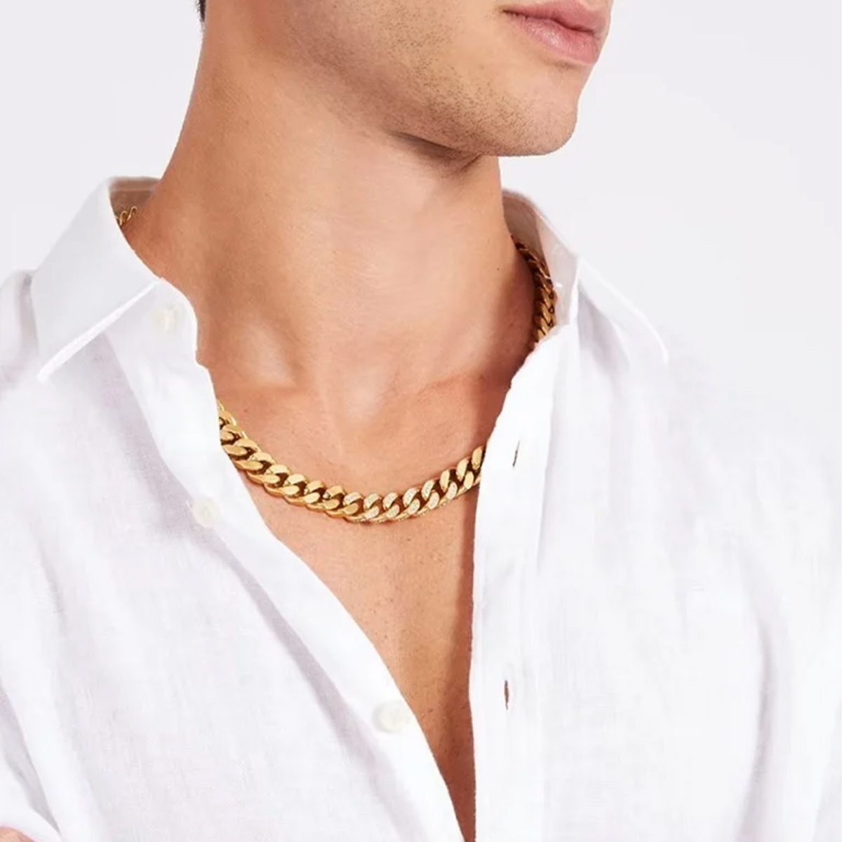Guess Jewels Men's Necklace (JUMN01379JWYGT-U) - Image 3